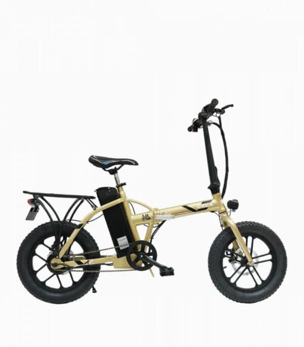 Kernel ORCA Electric Bicycle with External Battery - Samsung 17.5Ah (48V) - Gold