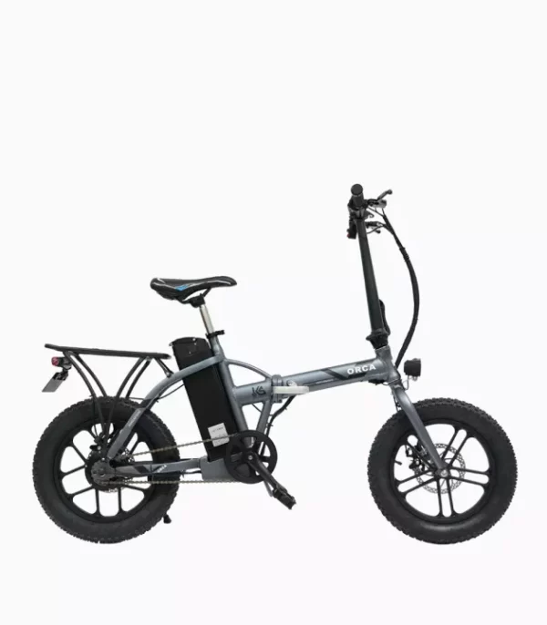 Kernel ORCA Electric Bicycle with External Battery - Samsung 17.5Ah (48V) - Silver