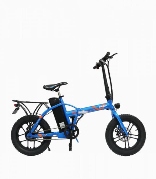 Kernel ORCA Electric Bicycle with External Battery - Samsung 17.5Ah (48V) - Blue