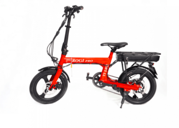 YY Scooter Rogi Pro Electric Bicycle - Standard 14Ah (48V) - Red