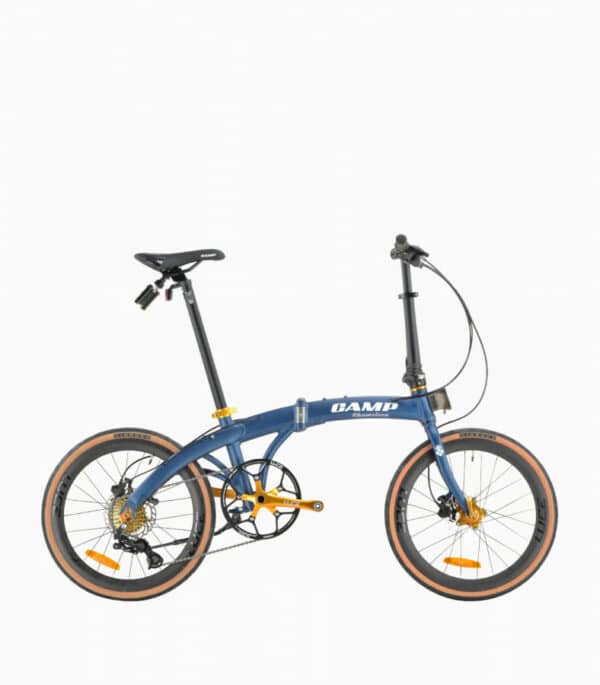 CAMP Chameleon Foldable Bicycle - 10 Speed - Matt Blue