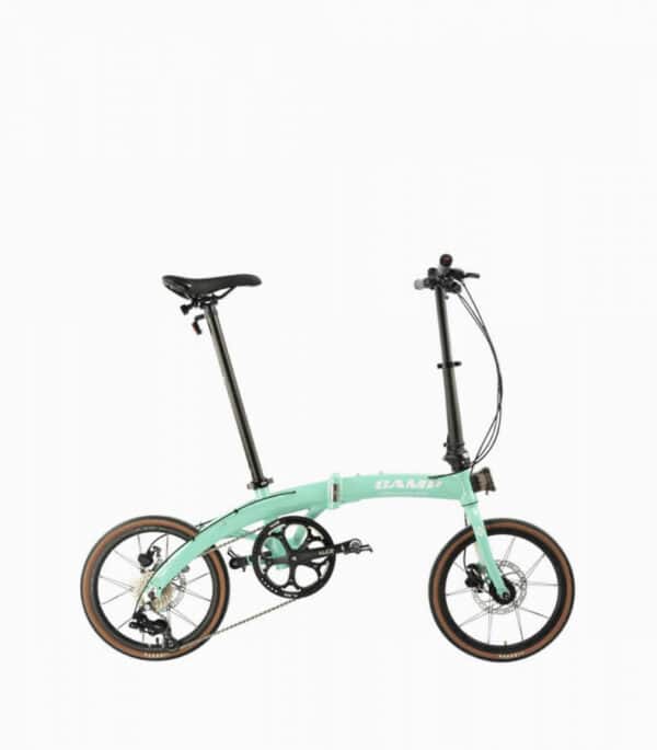 CAMP Chameleon Mini Foldable Bicycle - 10 Speed - Tiffany Blue