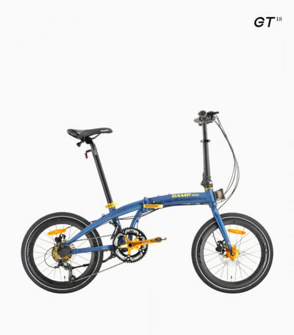 CAMP Gold GT Foldable Bicycle - 18 Speed - Sapphire