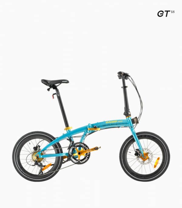 CAMP Gold GT Foldable Bicycle - 18 Speed - Sky