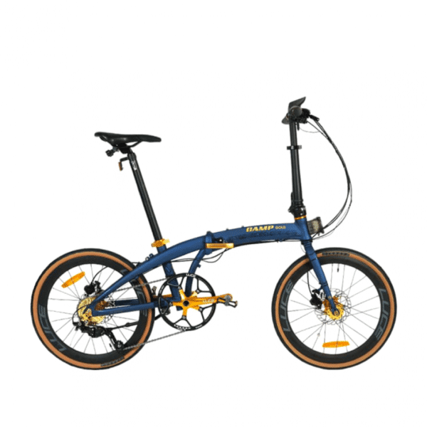 CAMP Gold Sport Foldable Bicycle - 10 Speed - Matt Blue
