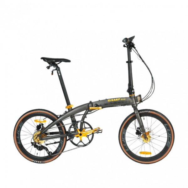 CAMP Gold Sport Foldable Bicycle - 10 Speed - Matt Grey