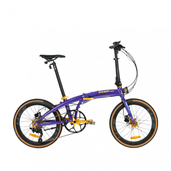 CAMP Gold Sport Foldable Bicycle - 10 Speed - Metallic Purple