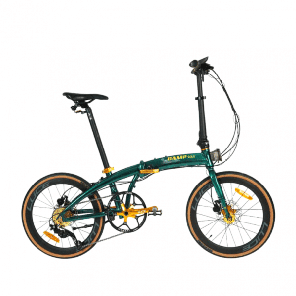 CAMP Gold Sport Foldable Bicycle - 10 Speed - Shinning Green