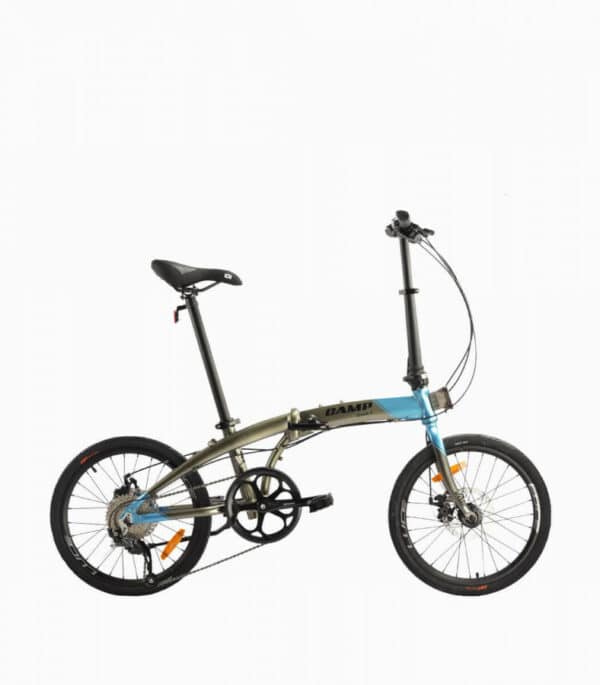 CAMP Speedo X Foldable Bicycle - 9 Speed - Stone / Blue