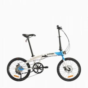CAMP Speedo X Foldable Bicycle - 9 Speed - White / Blue