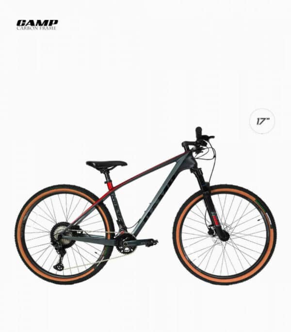 CAMP iLEAP Carbon SLX Mountain Bike - 24 Speed - 17 Inch - Grey / Red