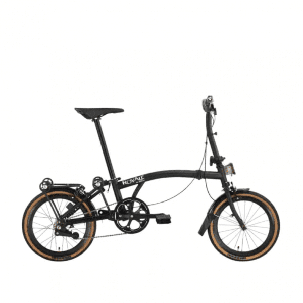ROYALE GT 9 Speed T-Bar Foldable Bicycle - Charcoal