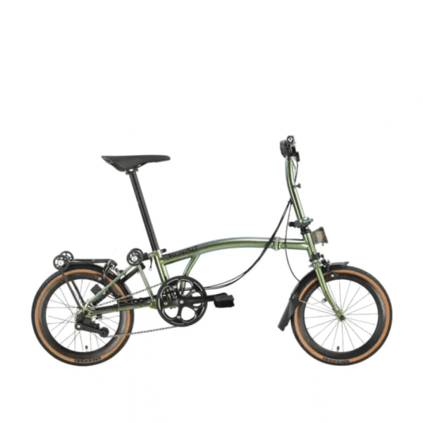 ROYALE GT 9 Speed T-Bar Foldable Bicycle - Metallic Green