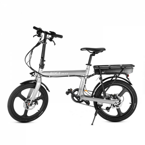 YY Scooter Rogi Max Electric Bicycle - Standard 14Ah (48V) - Silver