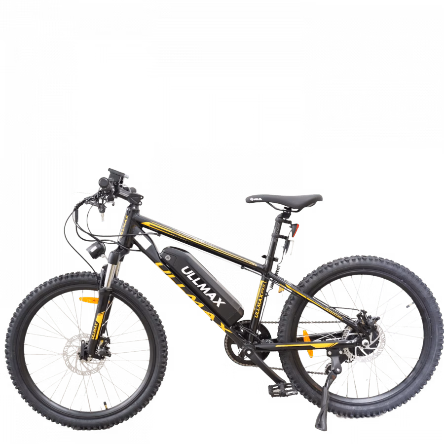 Ullmax MTB24 Electric Bicycle - Standard 7.5Ah (48V) - Black/Yellow