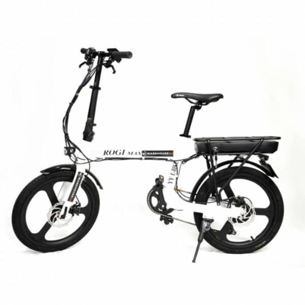 YY Scooter Rogi Max Electric Bicycle - Standard 14Ah (48V) - White