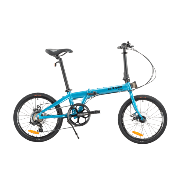 CAMP Polo Foldable Bicycle - 7 Speed - Gloss Blue
