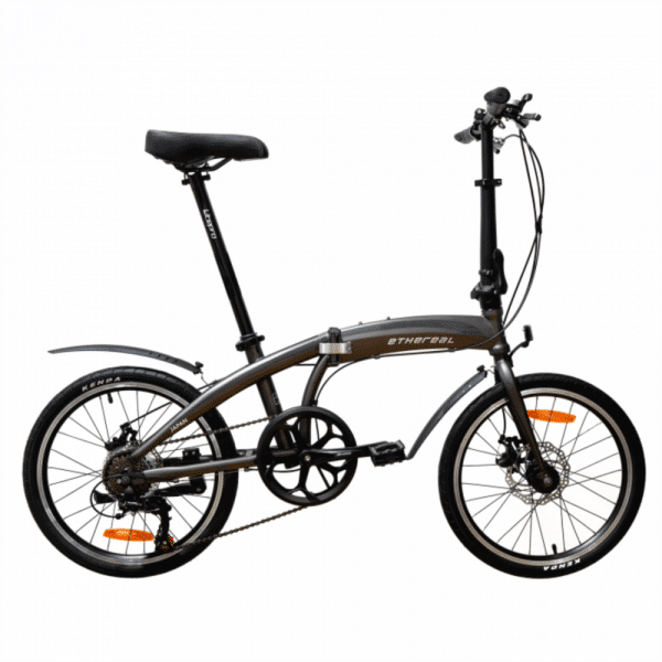 Ethereal EF20D Entry Level Foldable Bicycle - 7 Speed - Titanium Grey