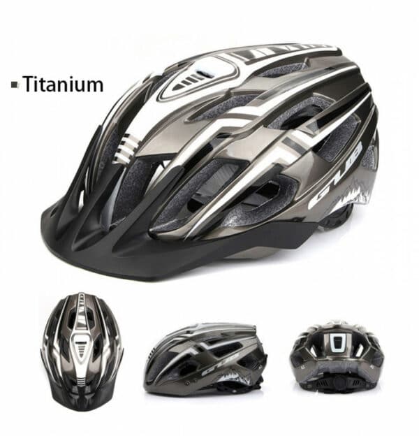 GUB A2 Helmet with Rear Light - Titanium