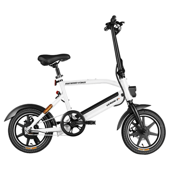 Minimotors Venom 2+ Electric Bicycle - Samsung 10Ah (36V) - White