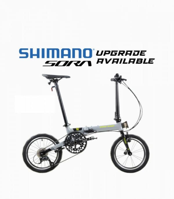 CAMP Lite Foldable Bicycle - 9 Speed Sensah - Black