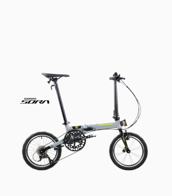 CAMP Lite Foldable Bicycle - 9 Speed Shimano - Grey