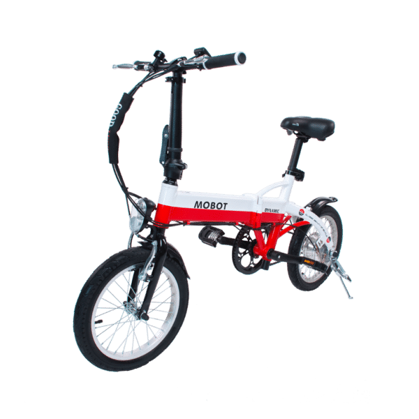 Mobot Dynamic Mini 16 Inch Electric Bicycle - Standard 8Ah (36V) - Red