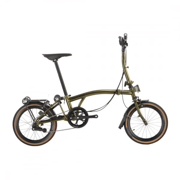 ROYALE 6 Speed T-Bar Foldable Bicycle - Gold