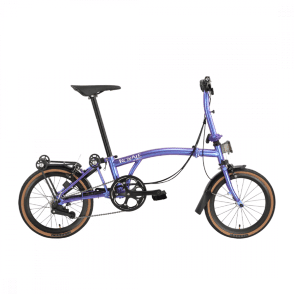 ROYALE GT 9 Speed T-Bar Foldable Bicycle - Metallic Purple