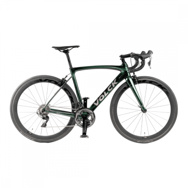 Volck Carbonite EX Full Carbon Fiber Road Bike 700cc x 510 - 22 Speed - Matte Green
