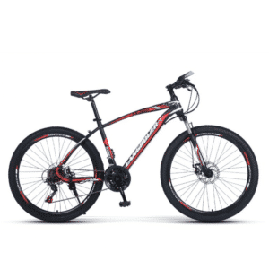 LanGrouer Mountain Bike - 21 Speed - FX-850 - Black / Red