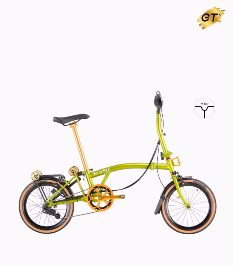 ROYALE GT 9 Speed M-Bar (Gold Edition) Foldable Bicycle
