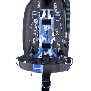 Mares Blue Battle Single Backmount BCD