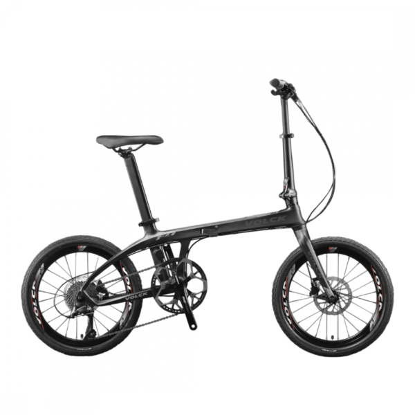 Volck Zeolite Carbon Fiber Foldable Bicycle - 9 Speed